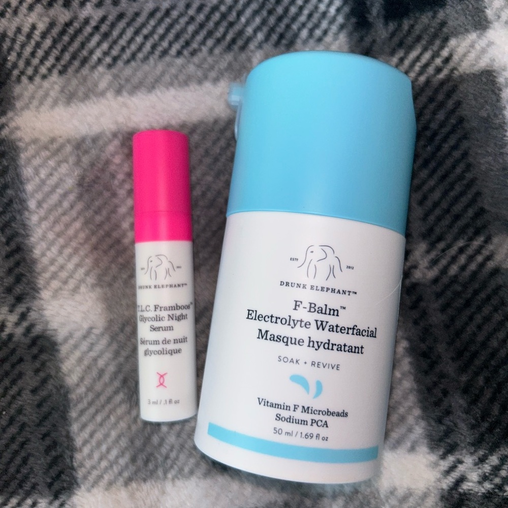 F- balm electrolyte water facial masque